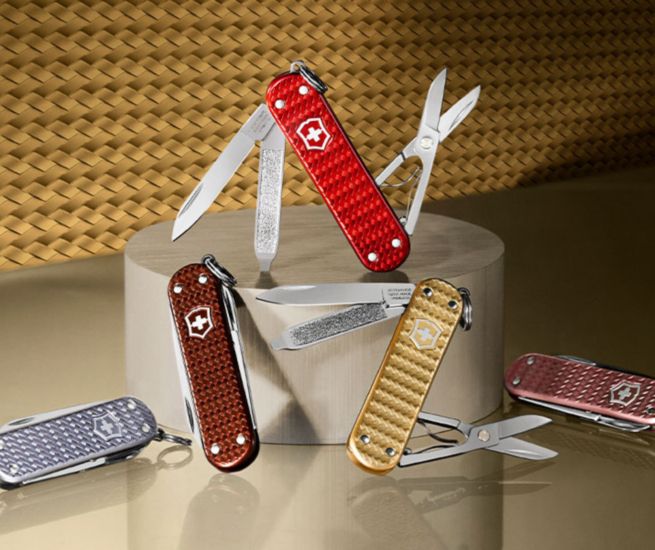 Victorinox launches Classic Precious Alox with new woven pattern 